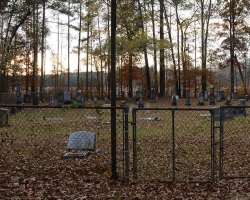 There are approximately more than 100 graves in th There are approximately more than 100 graves in the graveyard; most of them are the early settlers of the area. Around 82 graves are considered histor